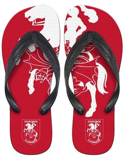 St George Dragons NRL Mens Beach Thongs