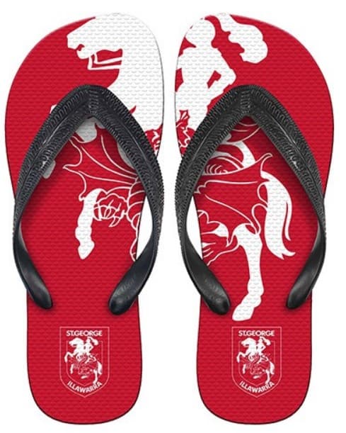 St George Dragons NRL Mens Beach Thongs