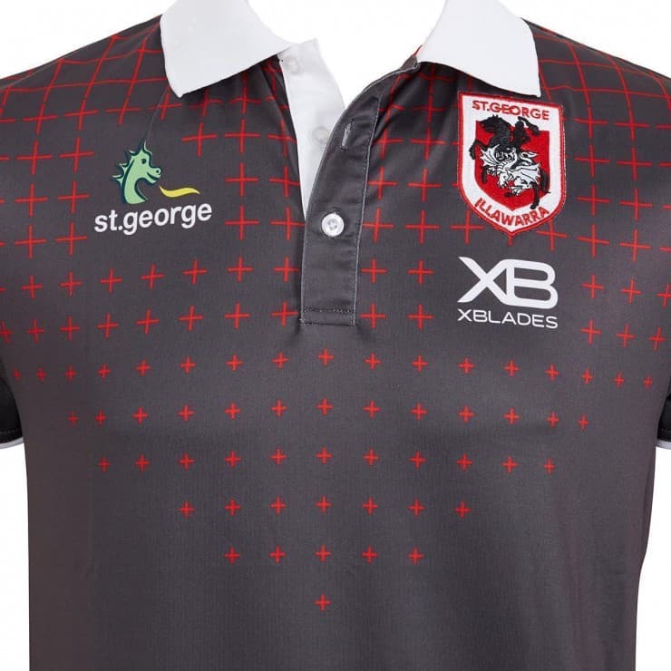 St George Dragons NRL Nine Iron Players Polo Shirt