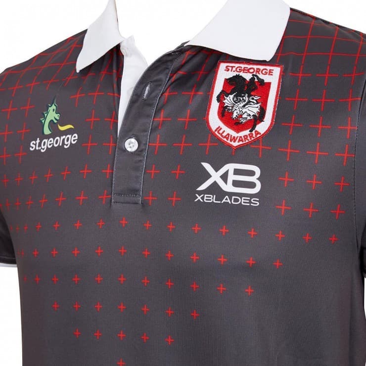 St George Dragons NRL Nine Iron Players Polo Shirt
