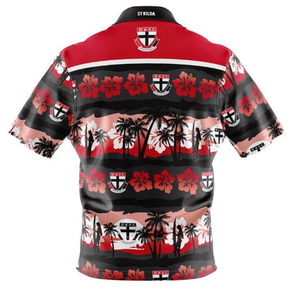 St Kilda Saints AFL Mens Hawaiian Shirt