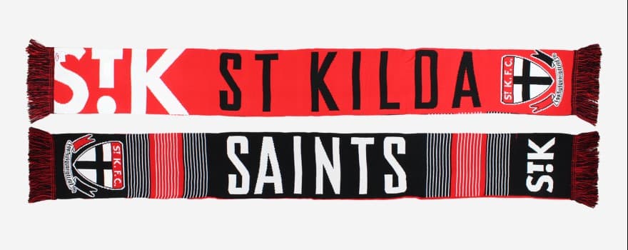 St Kilda Saints AFL Adults Linebreak Scarf