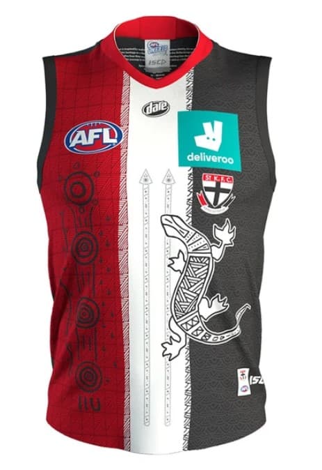 St Kilda Saints Kids AFL Indigenous Guernsey