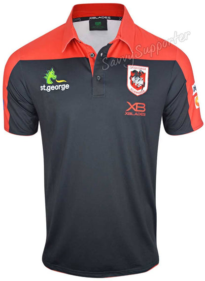 St George Dragons 2020 NRL Mens Players Polo Shirt