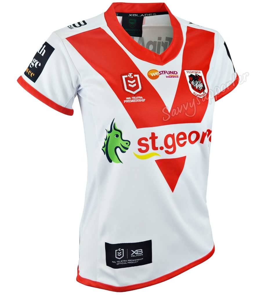 St George Dragons Ladies NRL Home Jersey