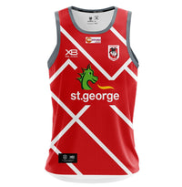 St George Dragons NRL Red Training Singlet