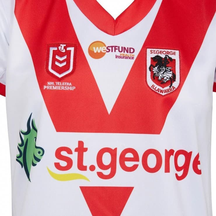 St George Dragons Ladies NRL Home Jersey