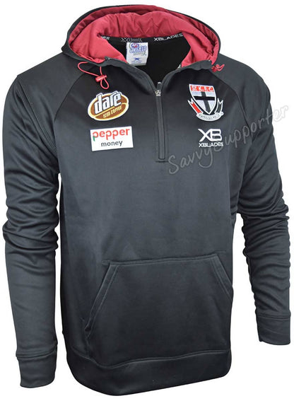 St Kilda Saints Mens AFL 1/4 Zip Hoodie