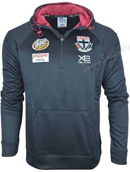 St Kilda Saints Mens AFL 1/4 Zip Hoodie
