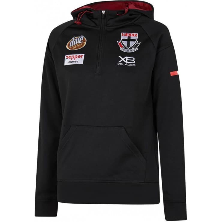 St Kilda Saints AFL Ladies 1/4 Zip Hoodie