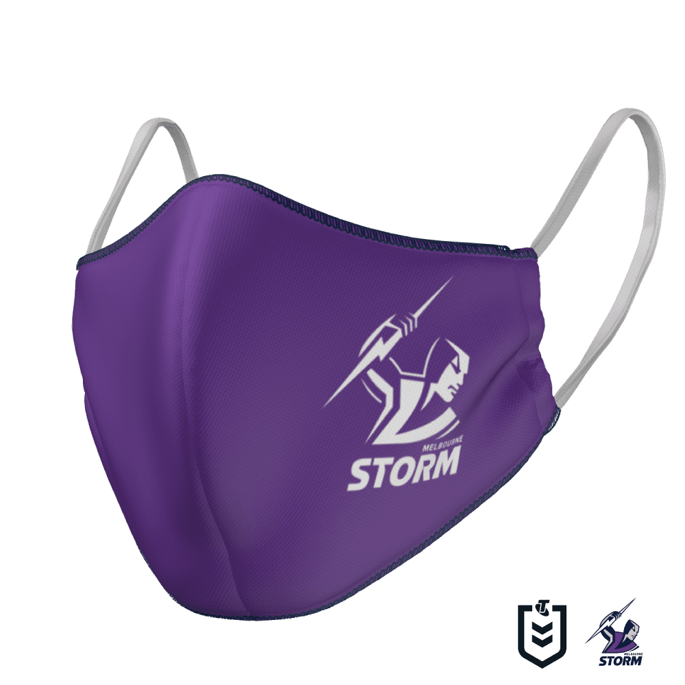 Melbourne Storm NRL Reversible Face Mask