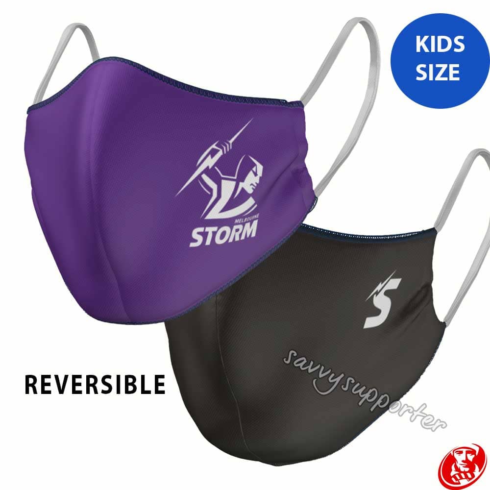 Melbourne Storm NRL Reversible Face Mask