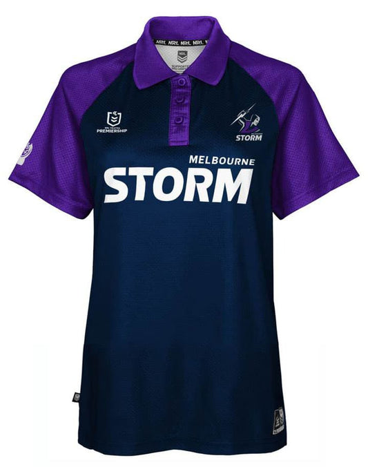Melbourne Storm NRL Ladies Performance Polo Shirt