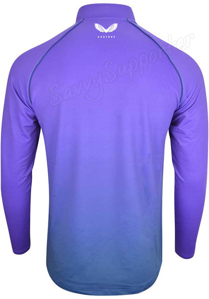 Melbourne Storm NRL Mens 1/4 Zip Mid Layer