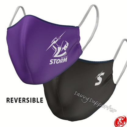 Melbourne Storm NRL Reversible Face Mask