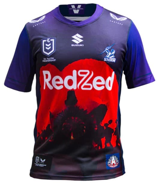 Melbourne Storm NRL Kids Anzac Jersey