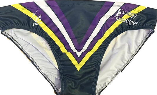 Melbourne Storm NRL Mens Budgy Smuggler Swimmers