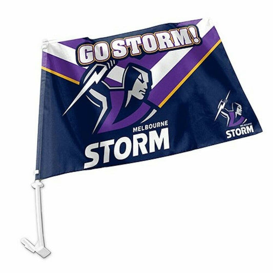 Melbourne Storm NRL Car Flag