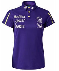 Melbourne Storm NRL Ladies Media Polo Shirt