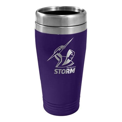 Melbourne Storm NRL 450ml Stainless Steel Travel Mug