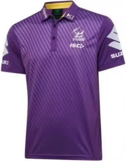 Melbourne Storm NRL Kids Purple Polo Shirt