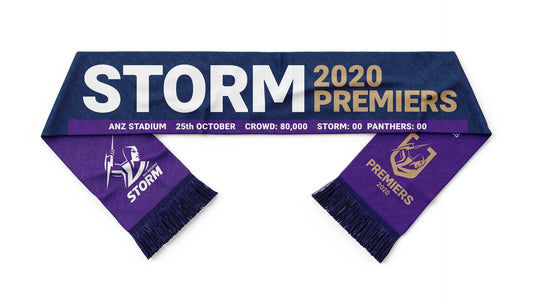 Melbourne Storm 2020 NRL Premiers Scarf