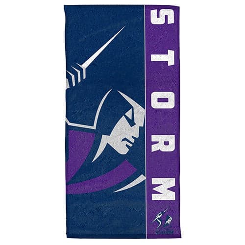 Melbourne Storm NRL Large Beach Towel