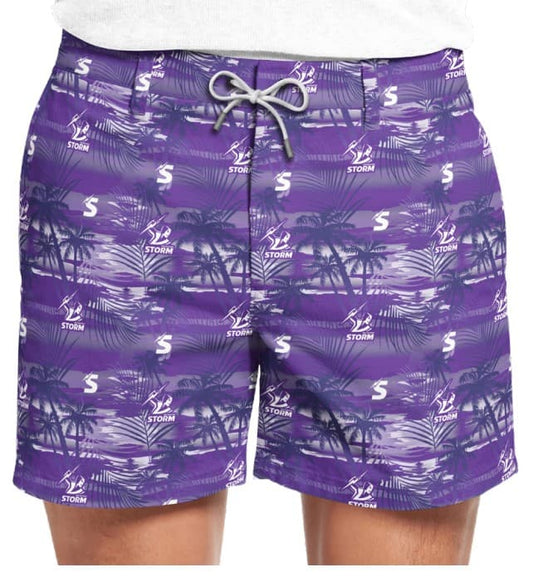 Melbourne Storm 2020 NRL Mens Hawaiian Shorts