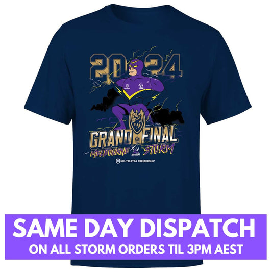 Melbourne Storm 2024 NRL Adults Grand Final Shirt