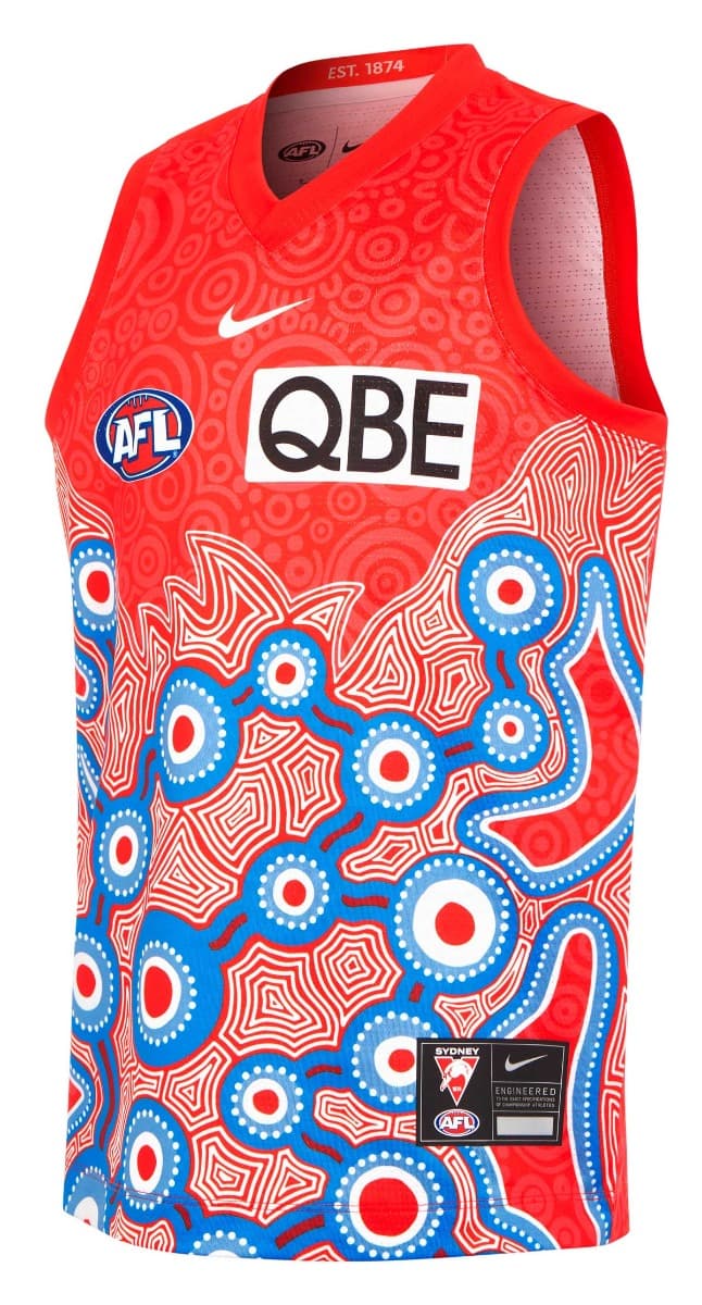 Sydney Swans Mens AFL Indigenous Guernsey