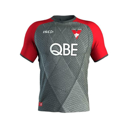 Sydney Swans AFL Mens Carbon Training Shirt