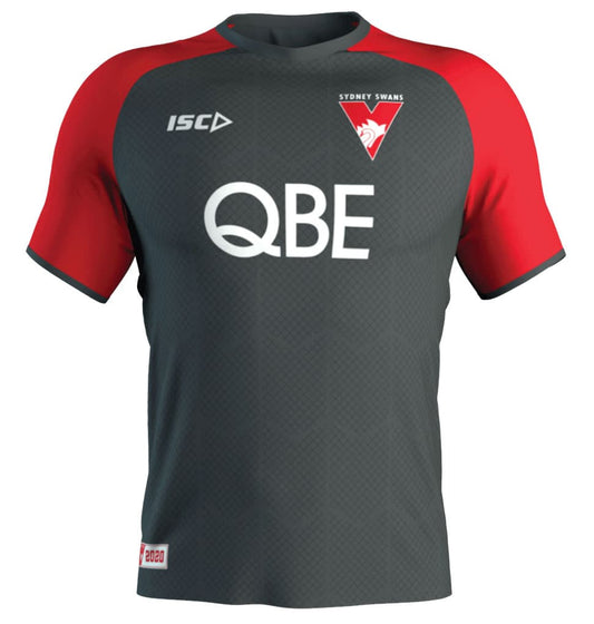 Sydney Swans AFL Mens Carbon Training Shirt