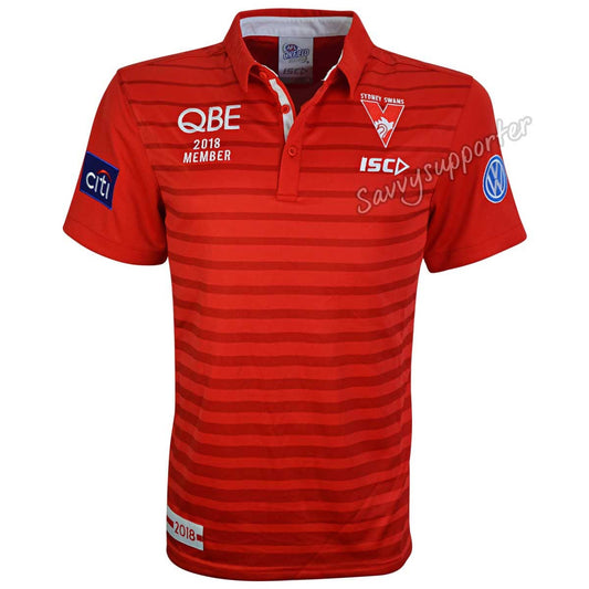 Sydney Swans Mens Members Polo Shirt