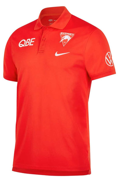 Sydney Swans AFL Mens Red Polo Shirt