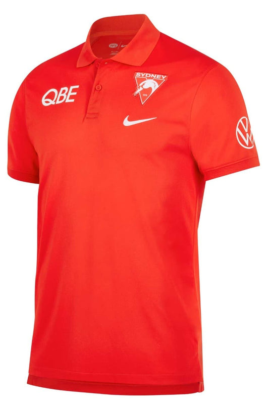 Sydney Swans AFL Mens Red Polo Shirt