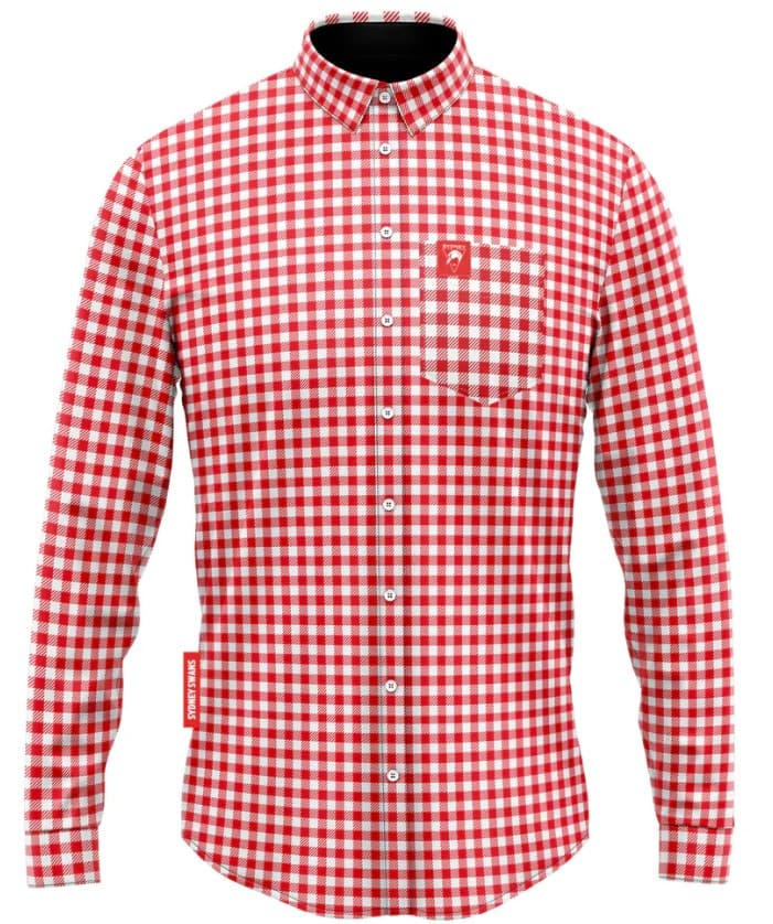 Sydney Swans 2024 AFL Mens Dawson Business Shirt