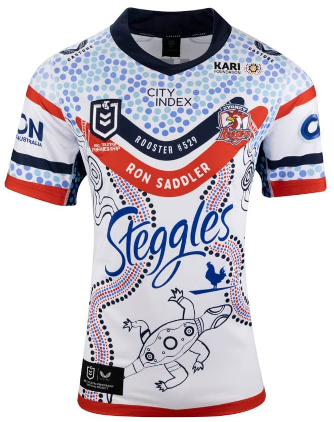 Sydney Roosters 2024 NRL Kids Indigenous Jersey