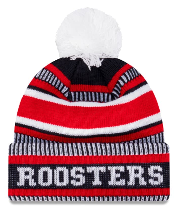 Sydney Roosters NRL New Era Cuff Wordmark Beanie