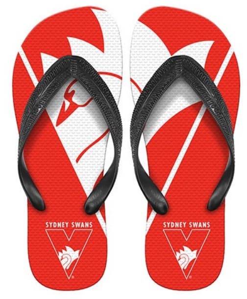 Sydney Swans AFL Mens Beach Thongs