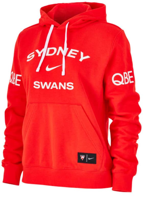 Sydney Swans AFL Mens FT PO Players Hoodie