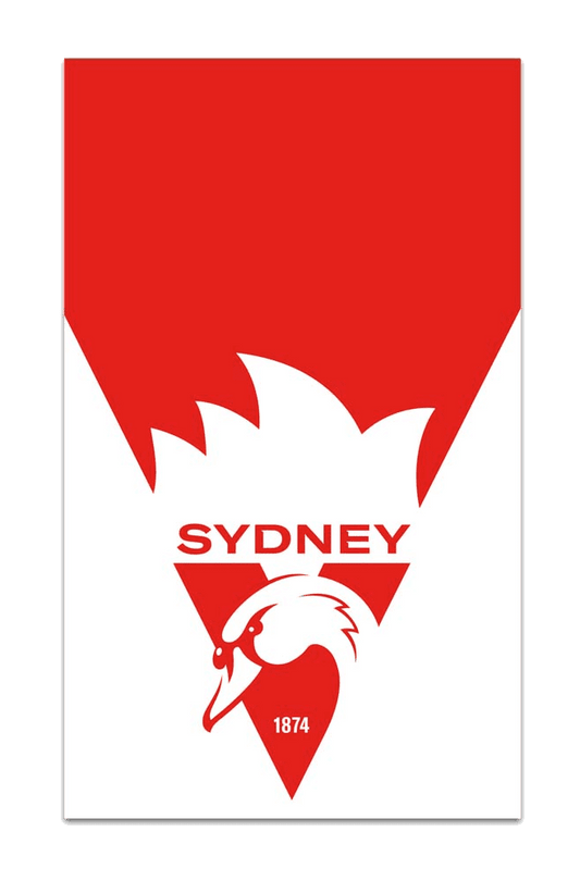 Sydney Swans AFL Supporter Flag 150cm by 90cm