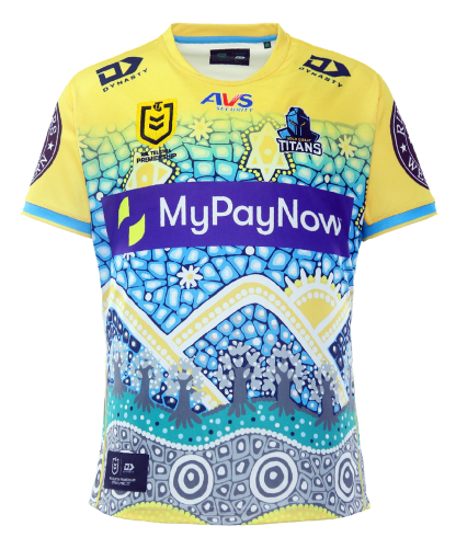 Gold Coast Titans NRL Mens Indigenous Jersey