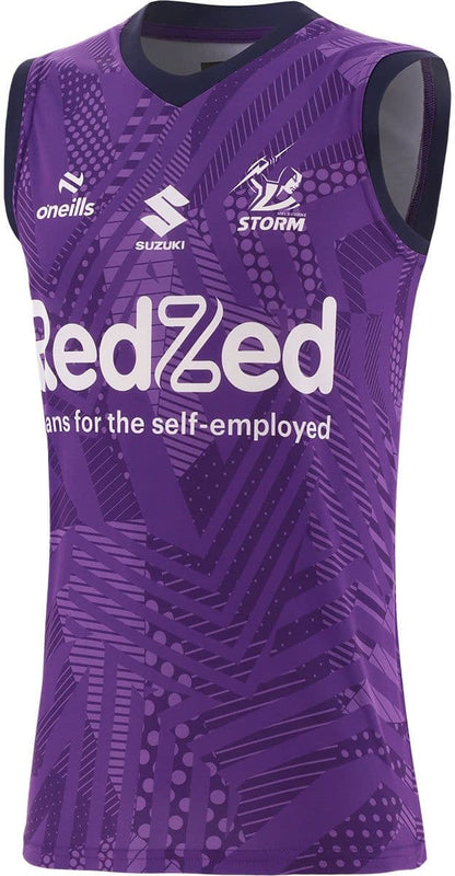 Melbourne Storm 2024 NRL Mens Training Singlet