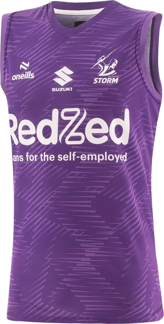 Melbourne Storm 2025 NRL Mens Purple Training Singlet