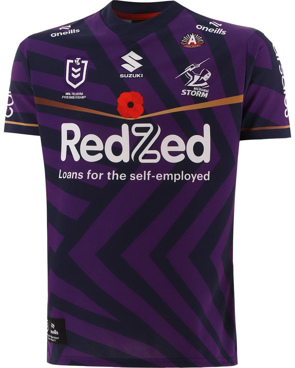 Melbourne Storm 2024 NRL Mens Anzac Jersey