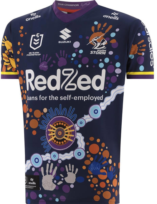 Melbourne Storm 2024 NRL Kids Indigenous Jersey