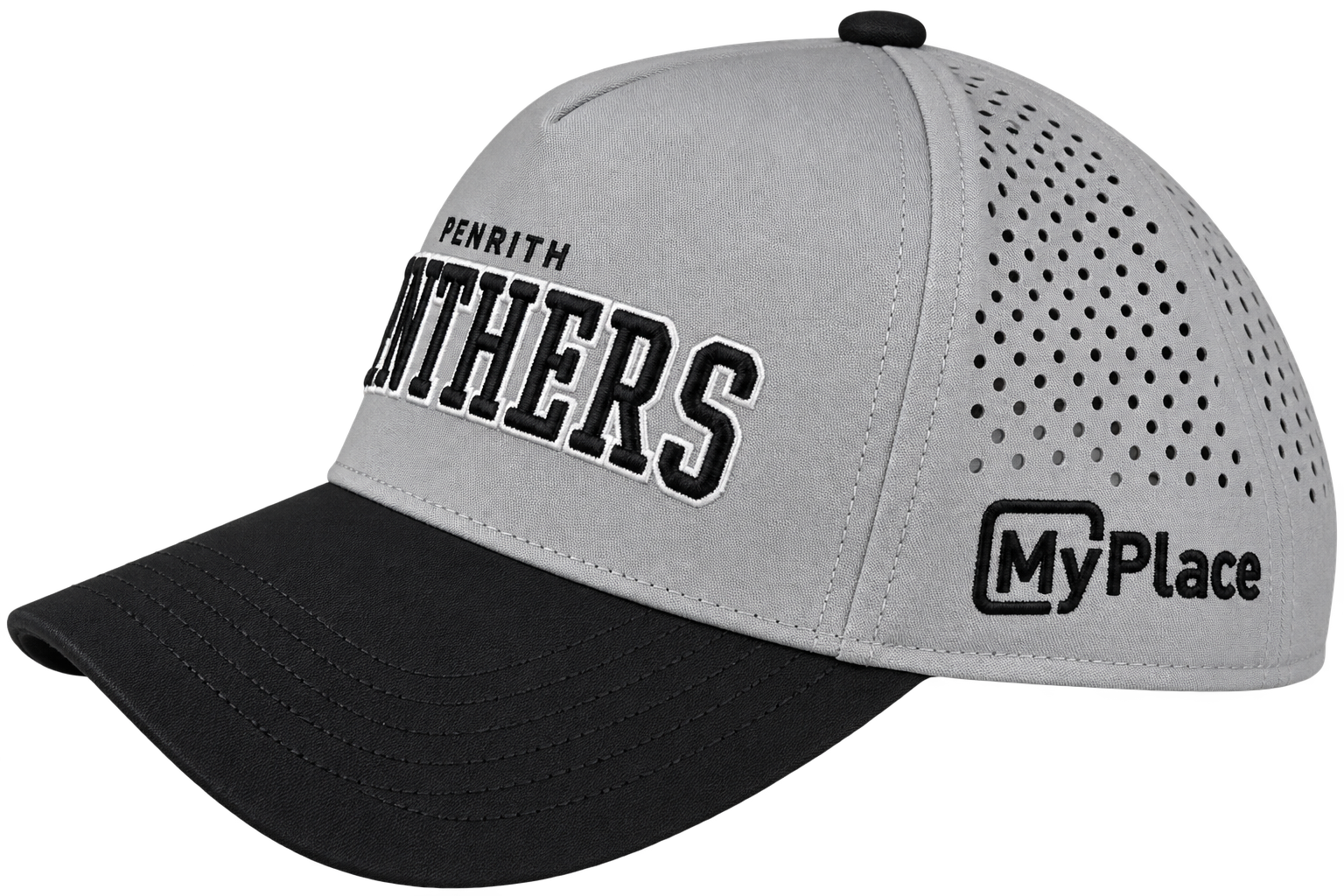 Penrith Panthers NRL Mens Grey Training Cap