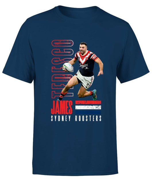 Sydney Roosters NRL Mens James Tedesco Player Tee