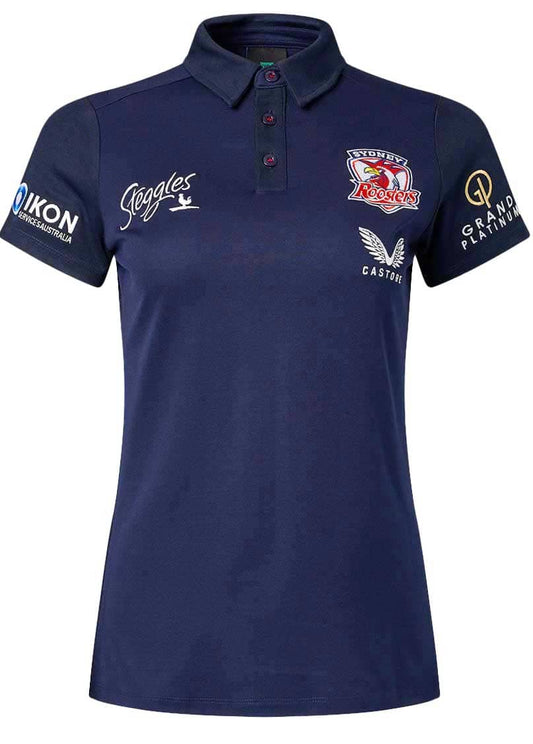 Sydney Roosters NRL Ladies Media Polo Shirt