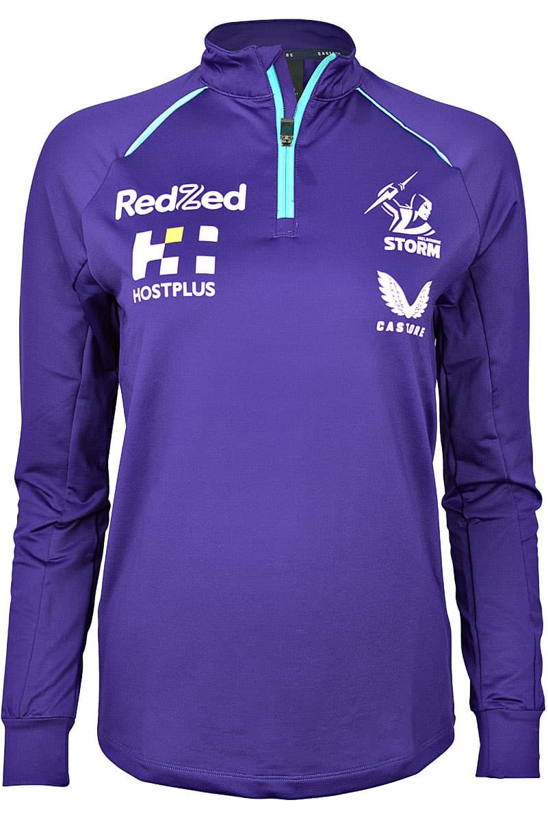 Melbourne Storm NRL Ladies Quarter Zip Training Top